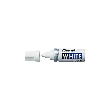 Pentel White 100w Shorty Marker