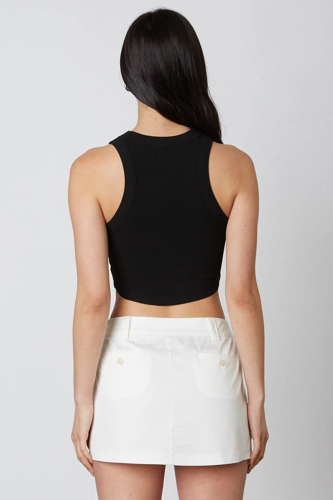 Pleated Mini Skirt