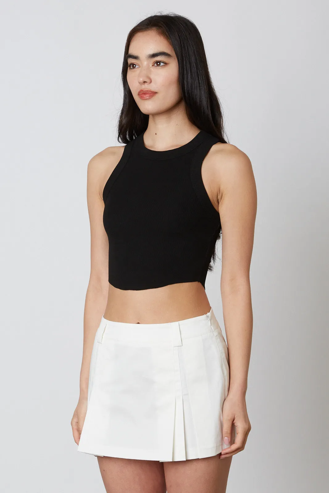 Pleated Mini Skirt