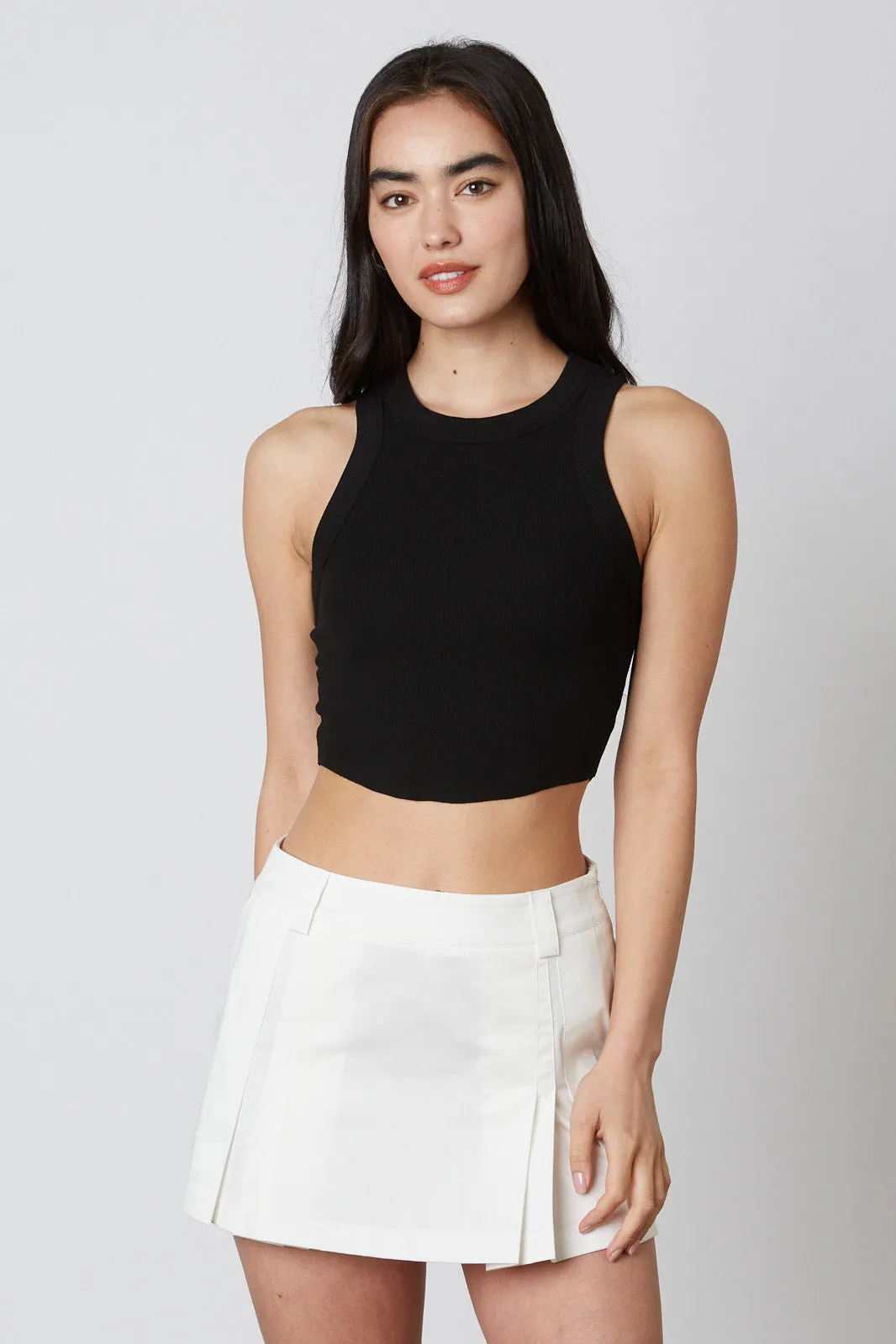 Pleated Mini Skirt