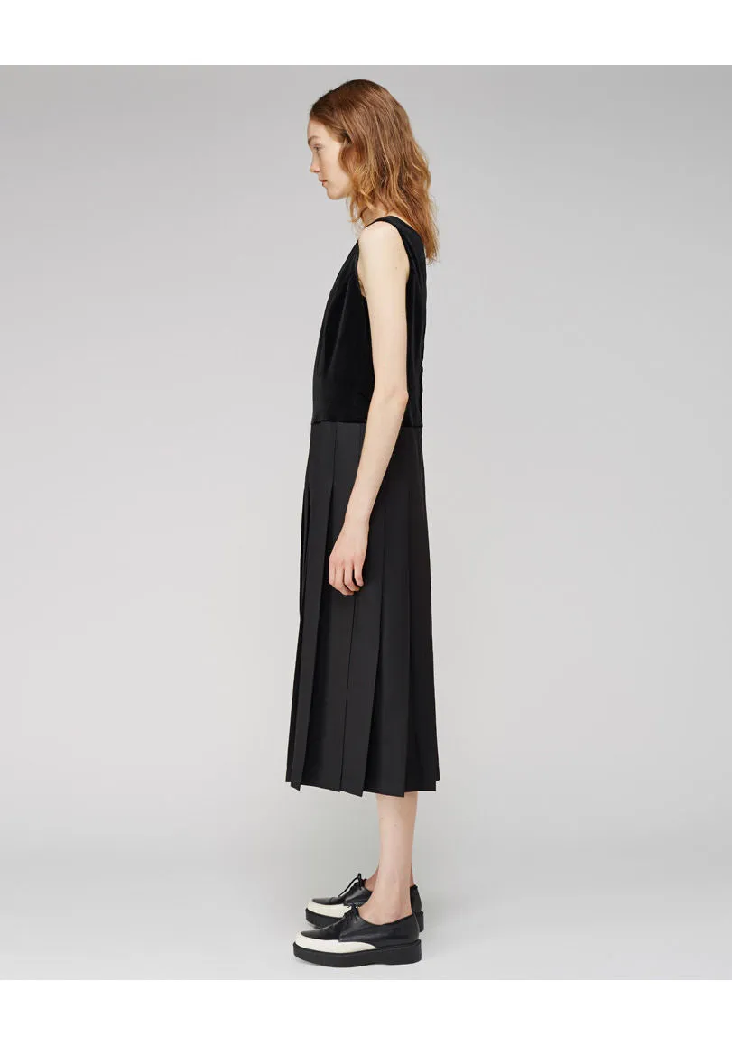 Pleated Skirt Dress