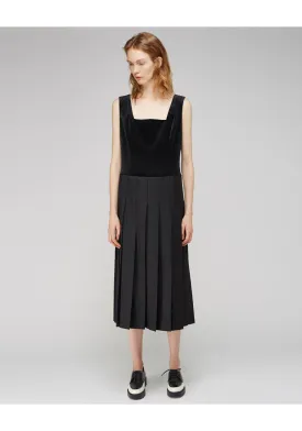 Pleated Skirt Dress