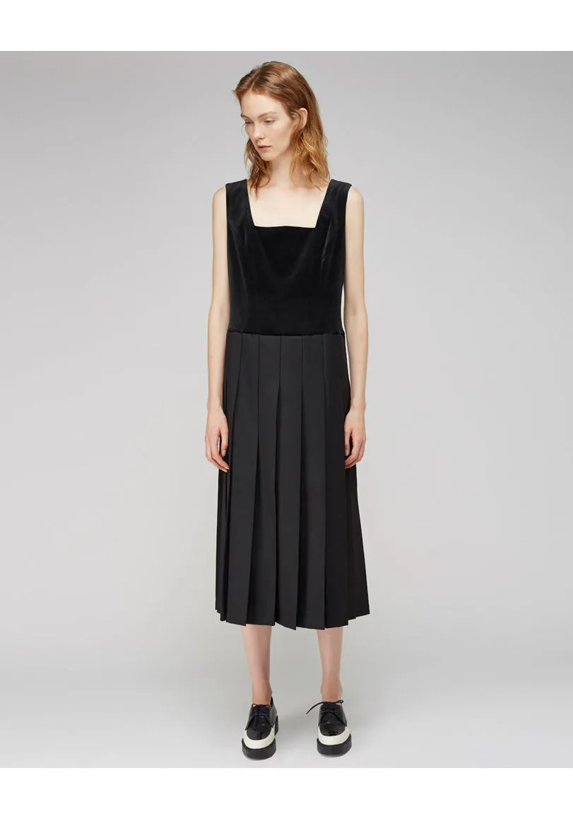 Pleated Skirt Dress