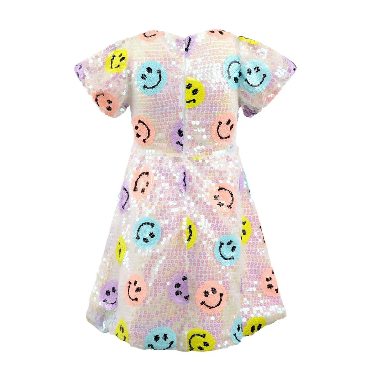 Rainbow Emoji Sequin Dress