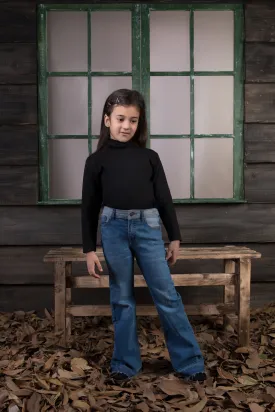 Ripped Bootcut Jeans