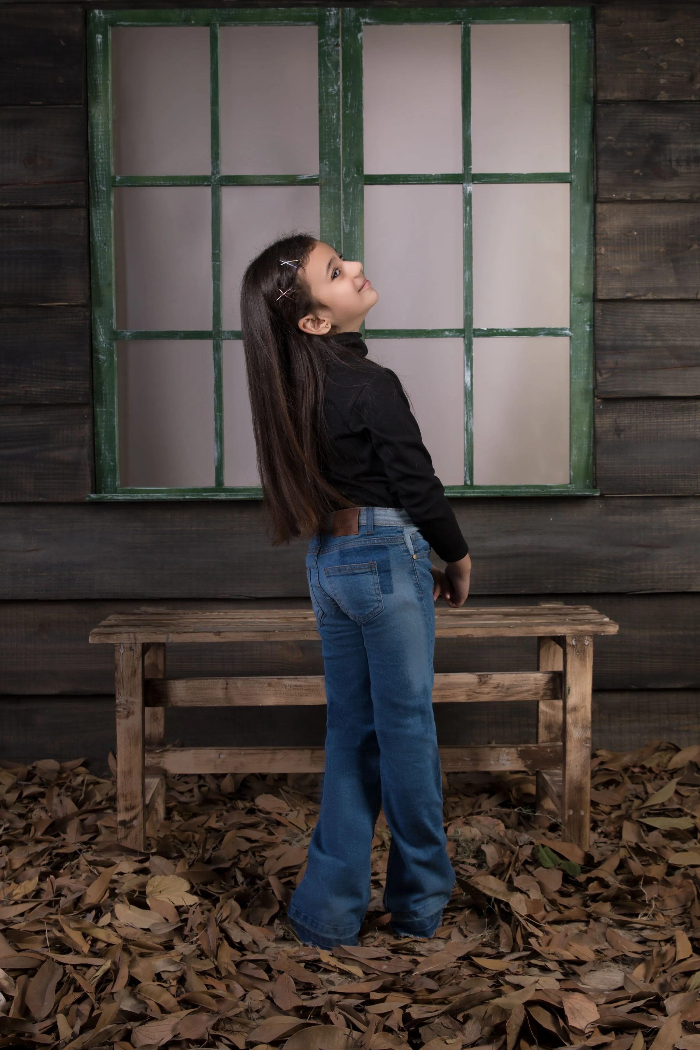 Ripped Bootcut Jeans