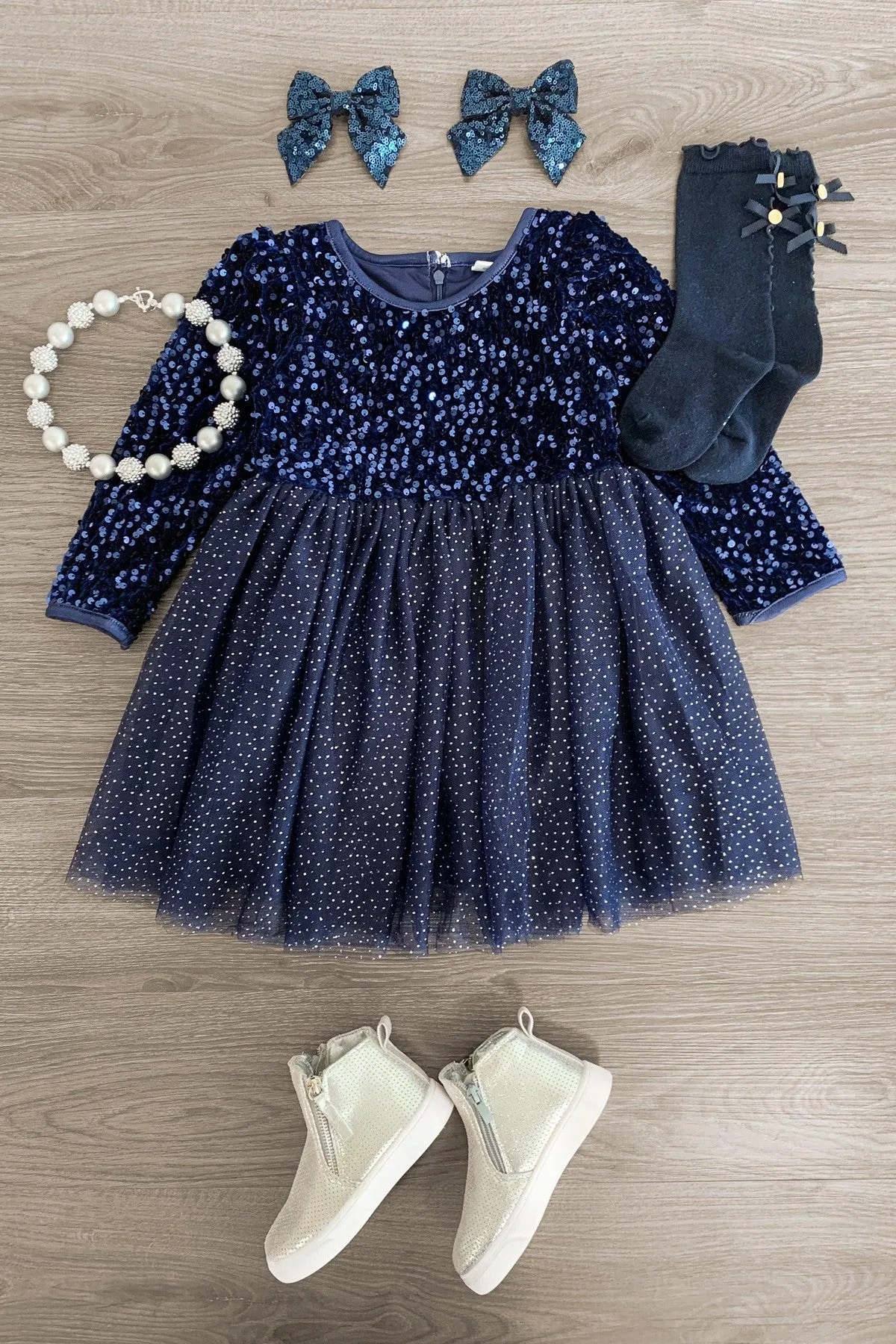 Sequin Glitter Tulle Dress