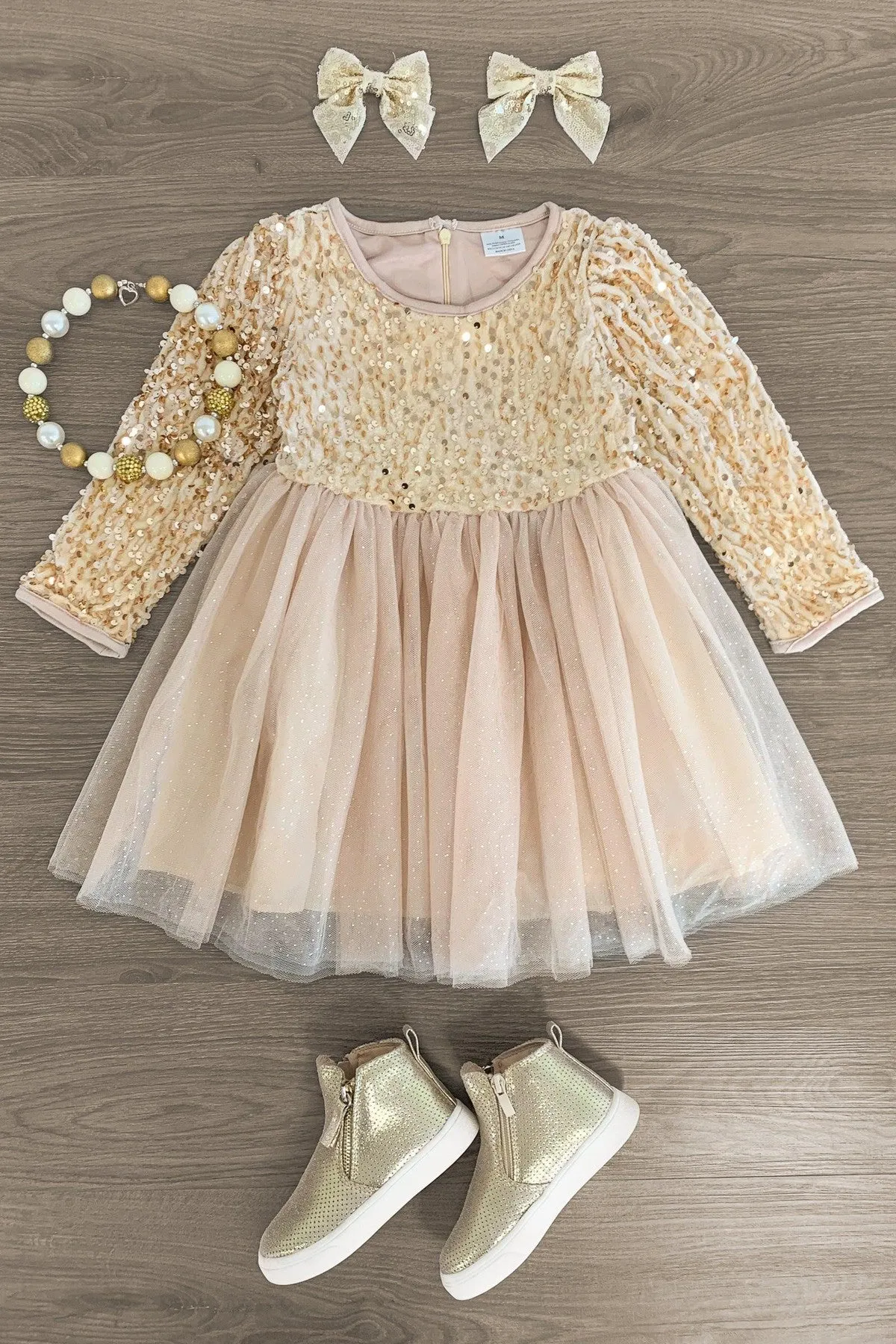 Sequin Glitter Tulle Dress