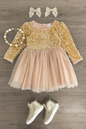 Sequin Glitter Tulle Dress