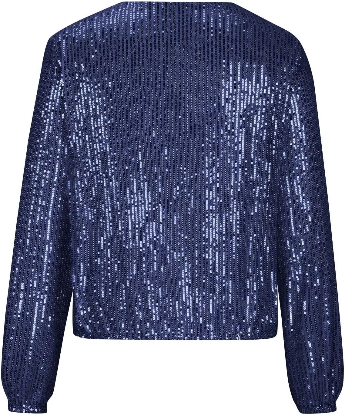 Sequin Jackets for Women Sparkly Bomber Jacket Zip Up Cardigans for Women Trendy Concert Tops for Women