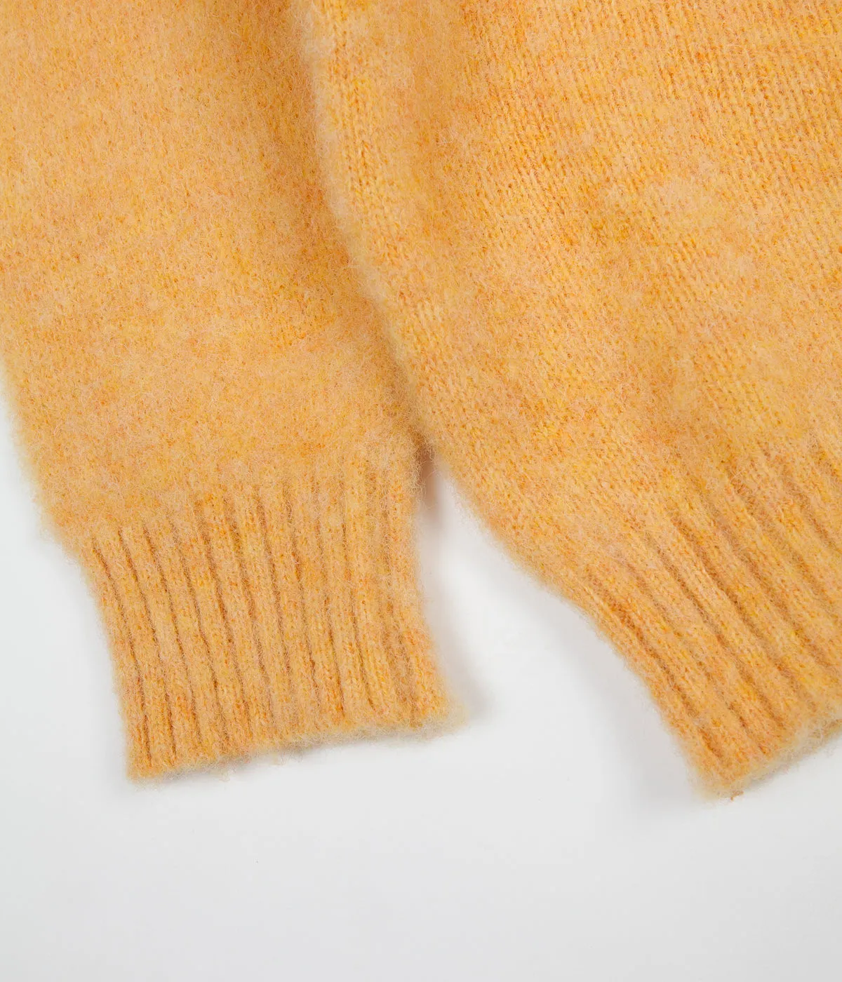 Shetland Woollen Co. Shaggy S Knit Crewneck Sweatshirt - Buttercup