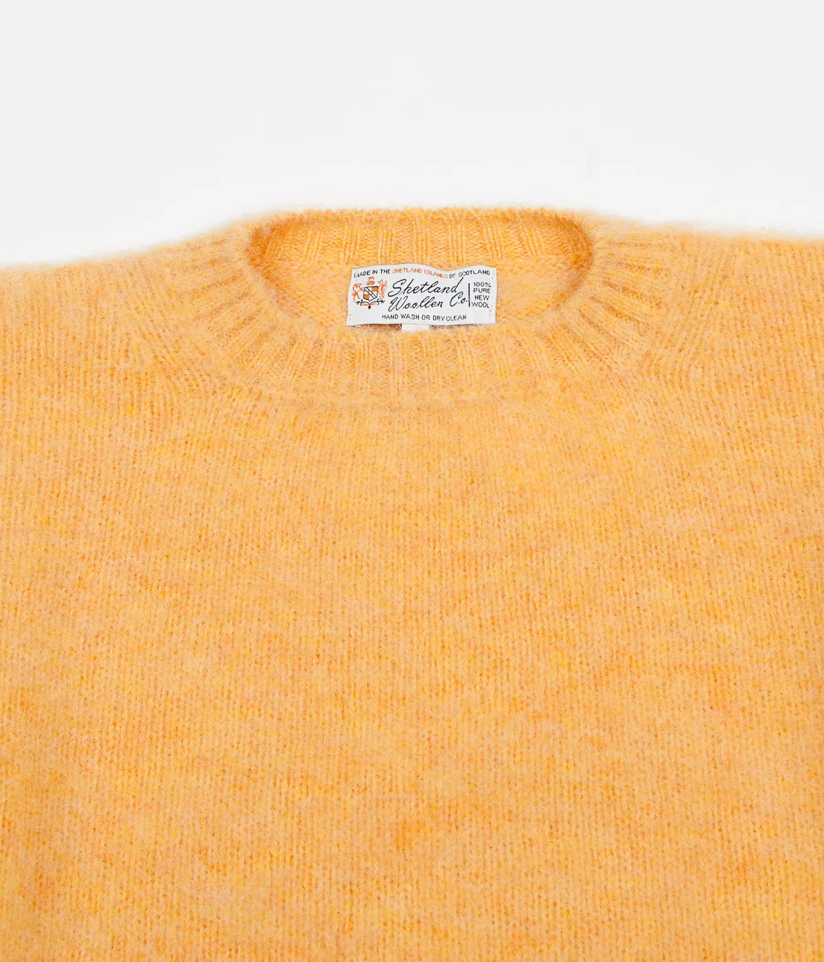 Shetland Woollen Co. Shaggy S Knit Crewneck Sweatshirt - Buttercup