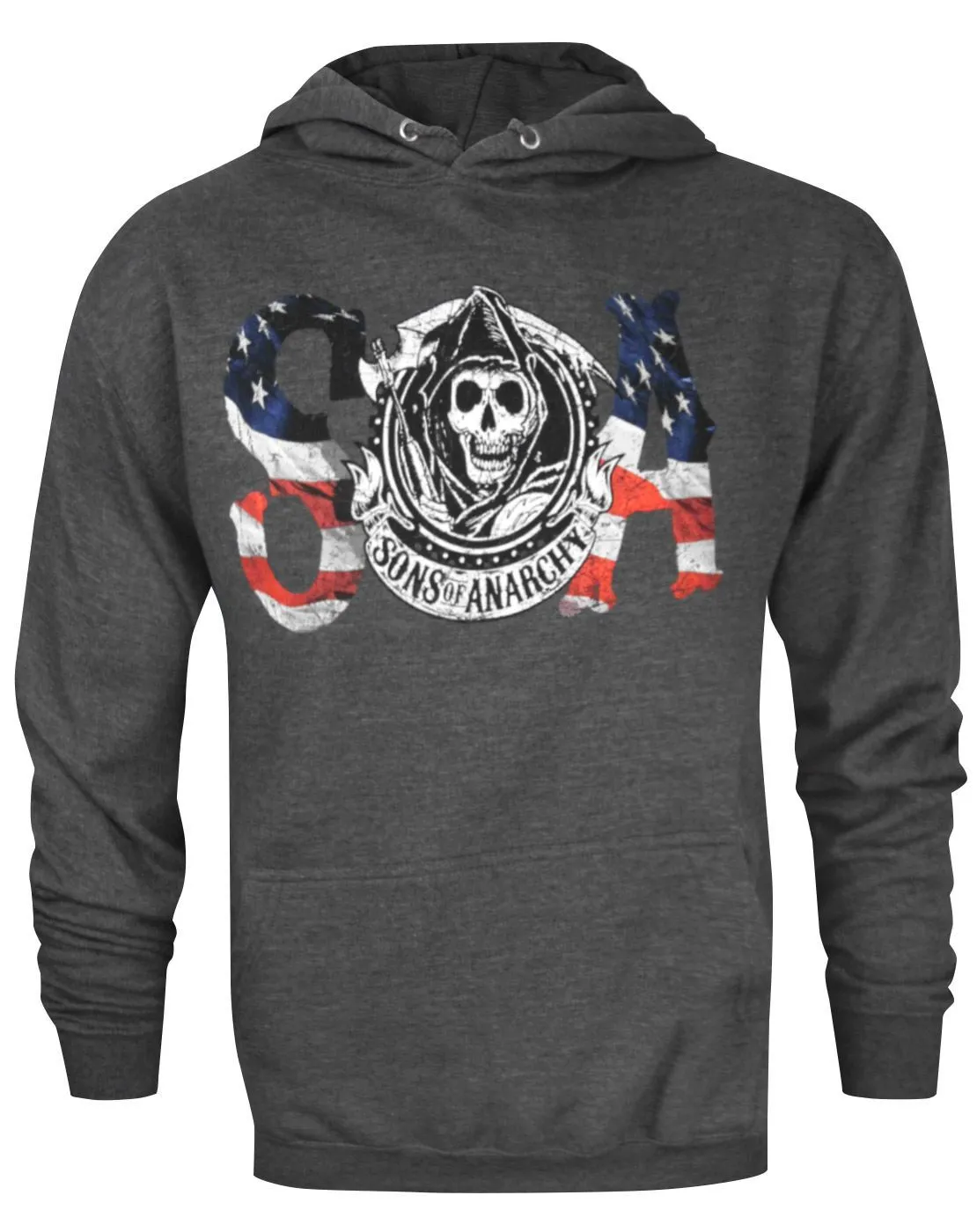 Sons Of Anarchy Flag Men's Hoodie
