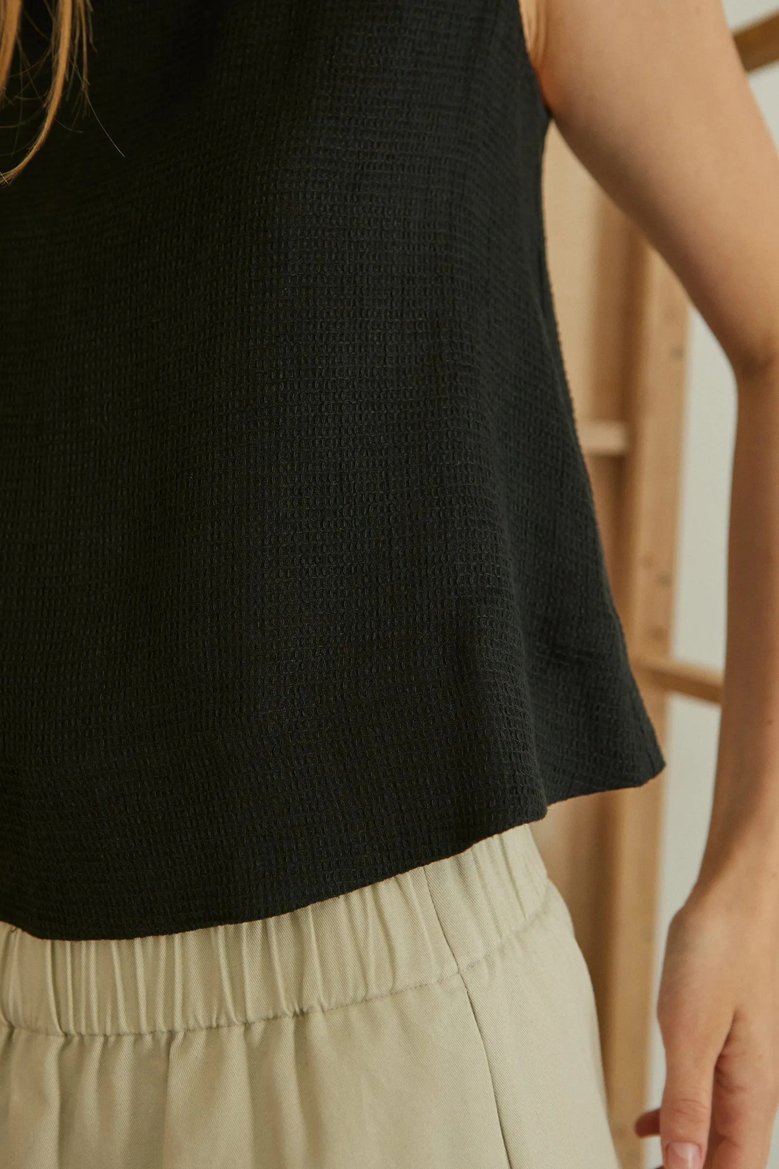 Straight Leg Slacks -- Brushed Organic Cotton