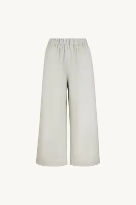 Straight Leg Slacks -- Brushed Organic Cotton