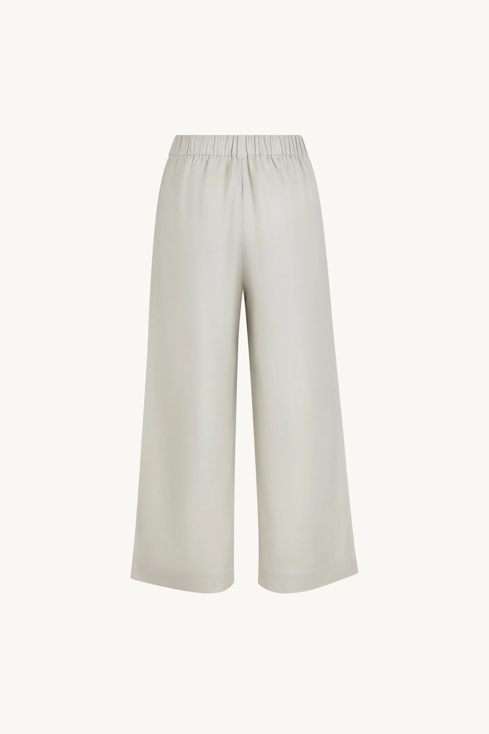 Straight Leg Slacks -- Brushed Organic Cotton