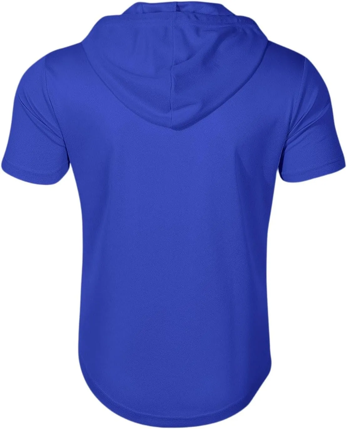 Summer 1/4 Zip Up Hoodies T-Shirt for Men Short Sleeve Workout Athletic Hooded Shirt Pullover Casual Tops Vests with Pockets