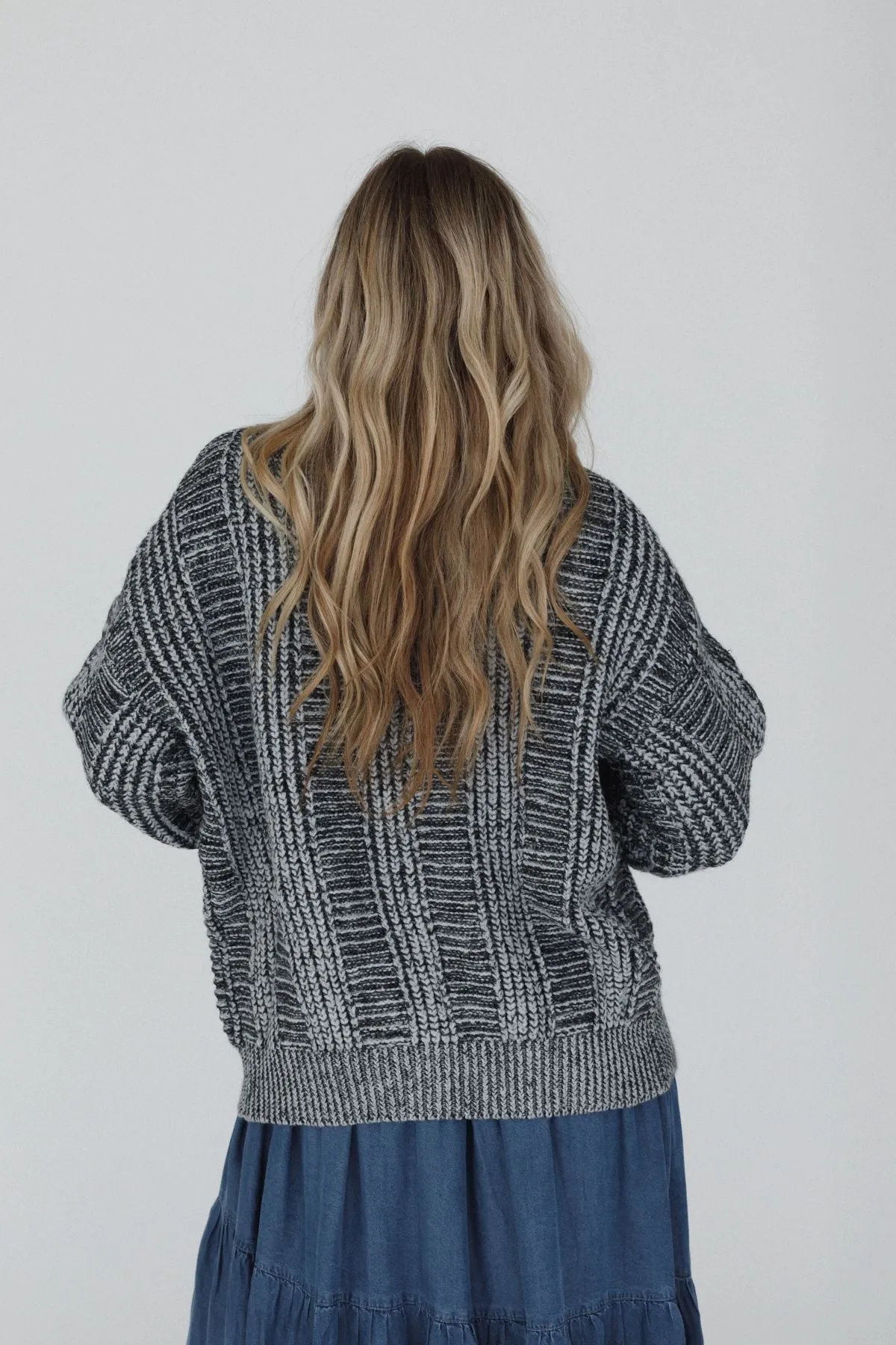 Sunset Stroll Cardigan - Charcoal