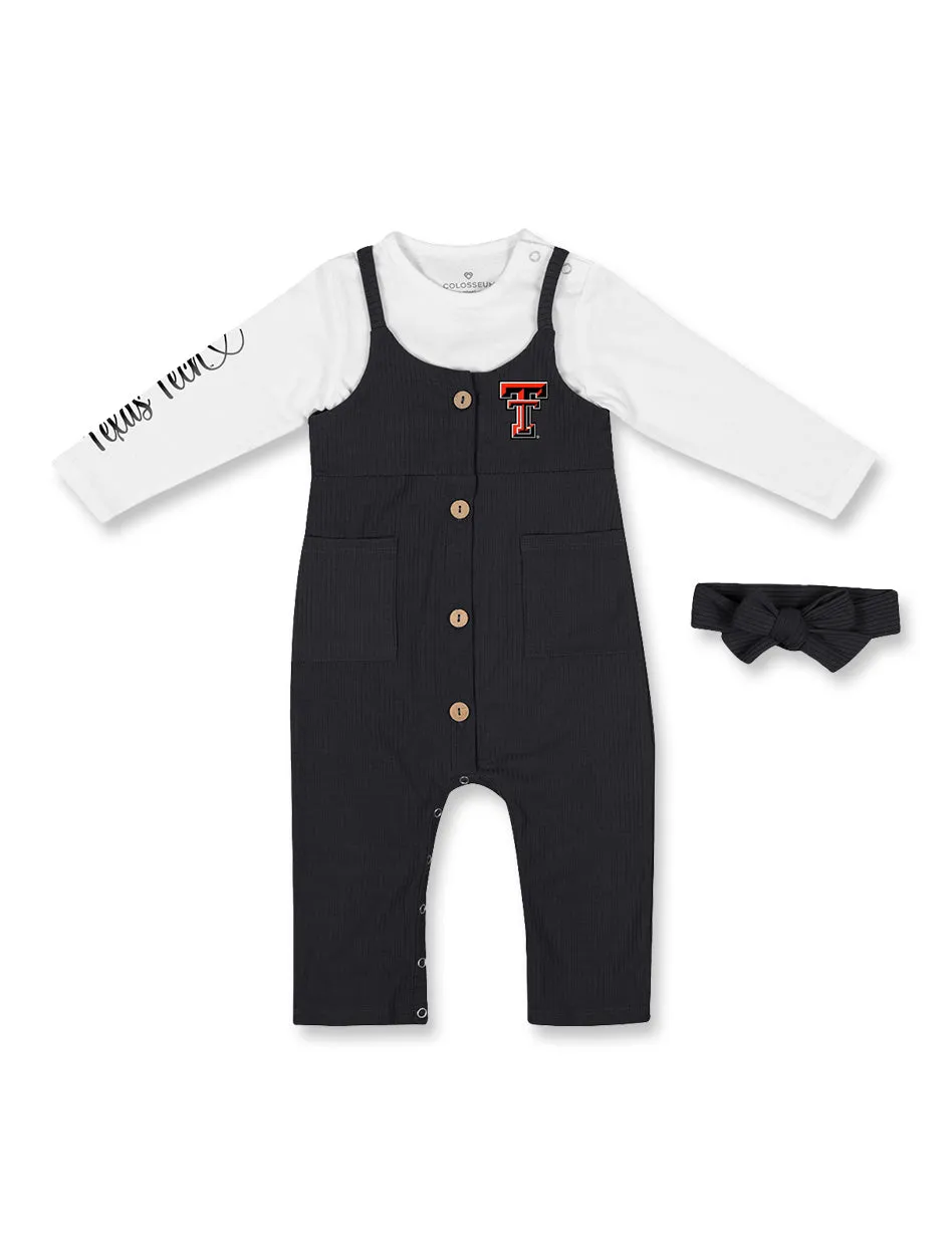 Texas Tech Arena "Walk-Off" Infant Romper Set with Headband