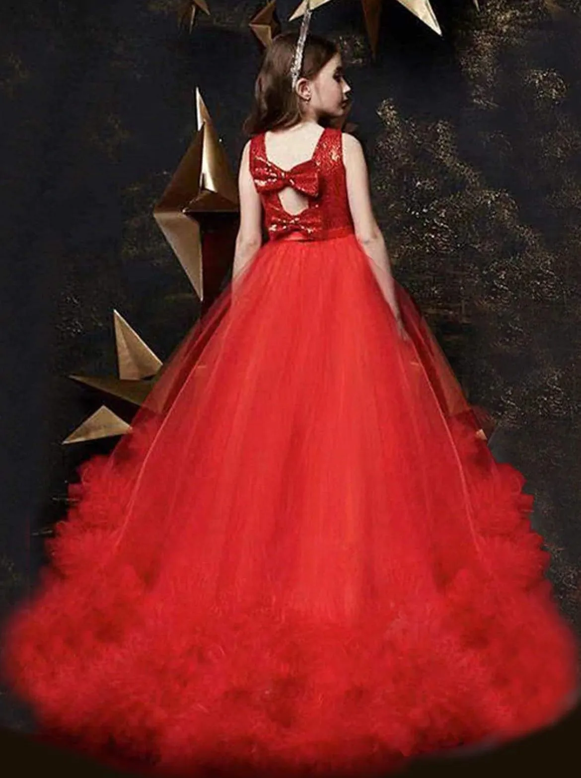 Twirl Forever Sequin Tulle Holiday Gown