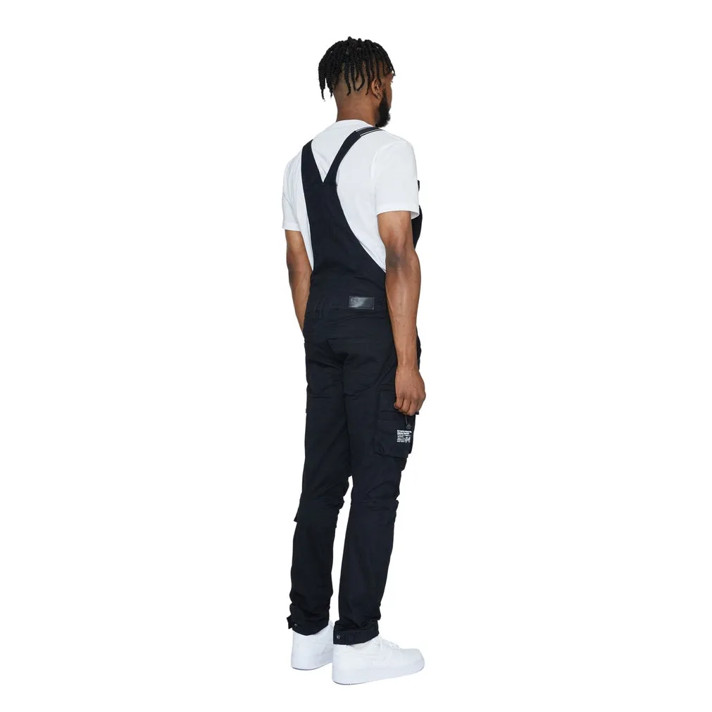 Utility Twill Overalls - Black