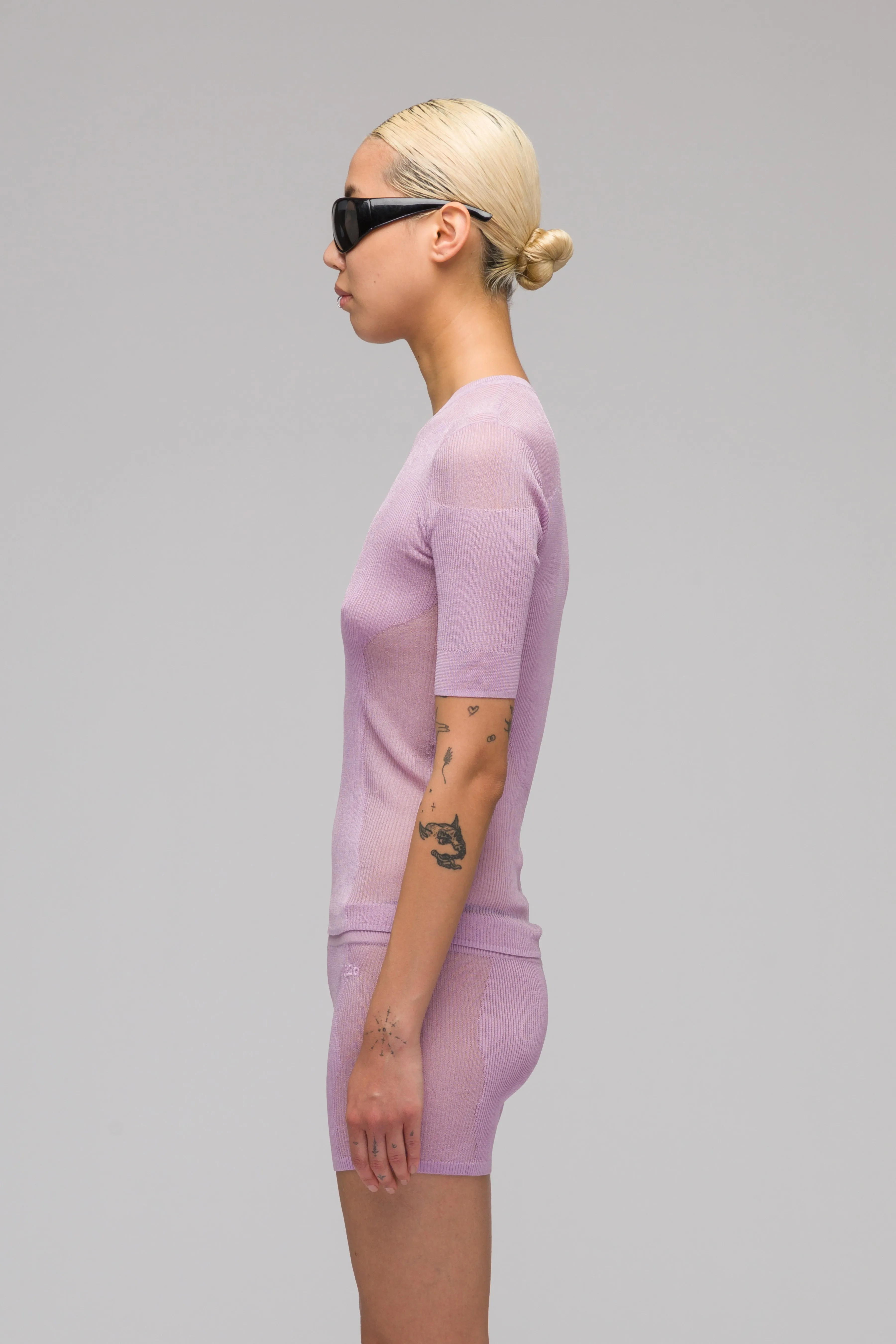 'VISIBILITY' KNIT SHORTSLEEVE