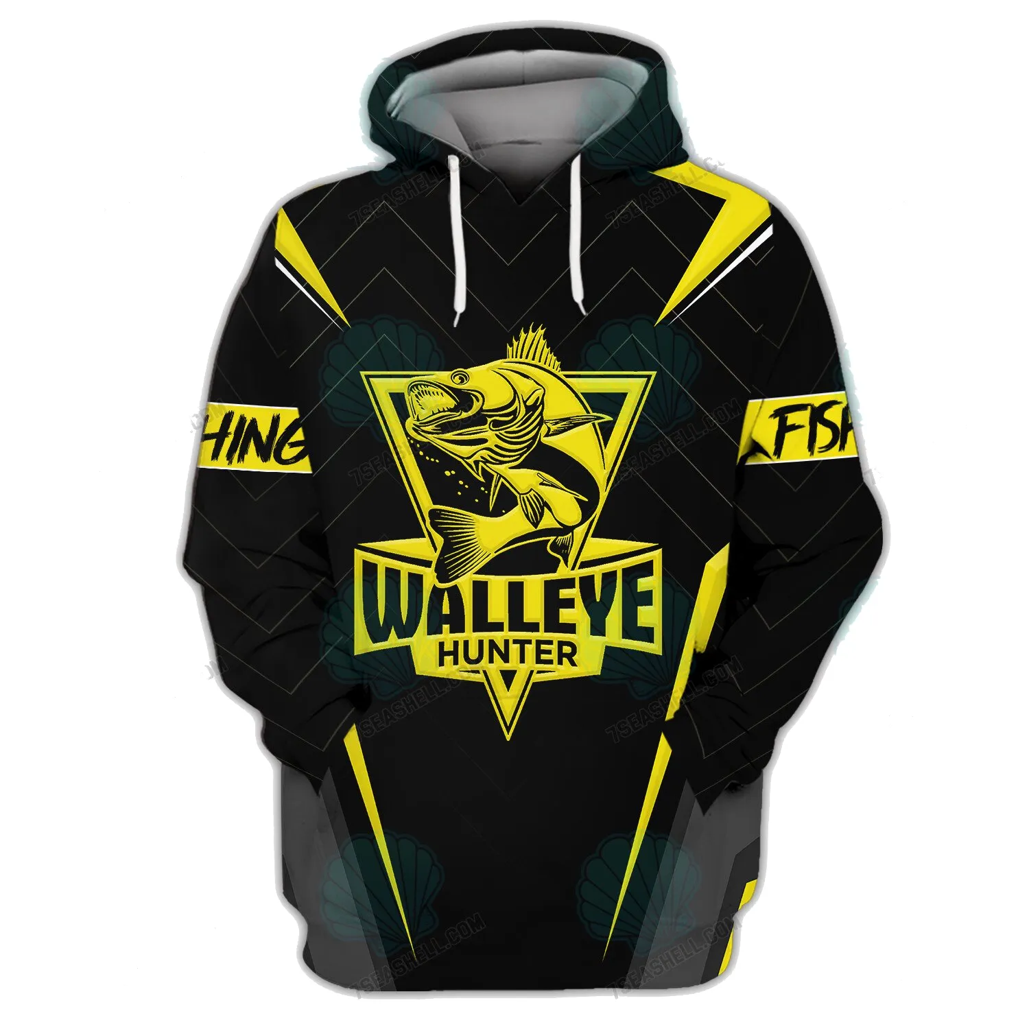 Walleye Fishing 3D All Over Printed Sweatshirt Hoodie, Christmas Gift for Fishing Hunter
