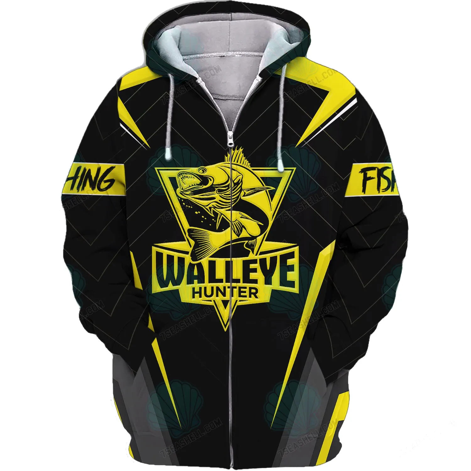 Walleye Fishing 3D All Over Printed Sweatshirt Hoodie, Christmas Gift for Fishing Hunter