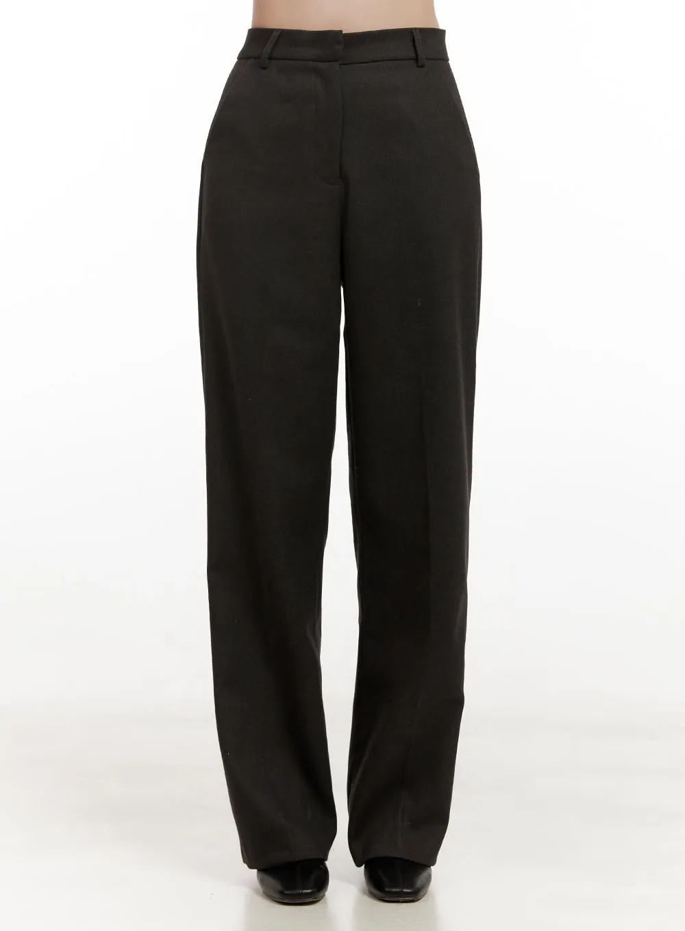 Warm Straight-Fit Slacks ON422