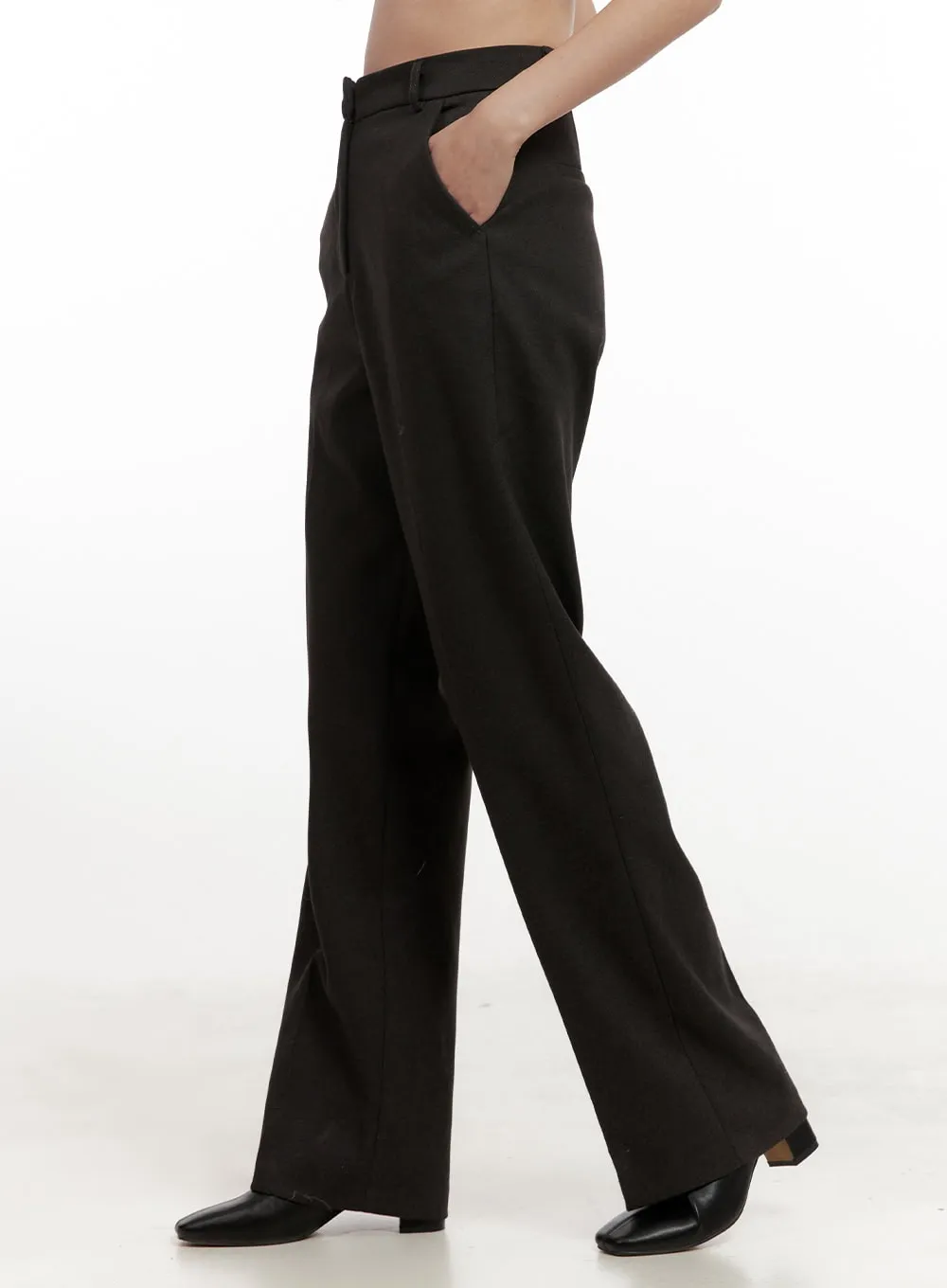 Warm Straight-Fit Slacks ON422