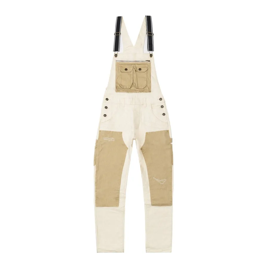 Workwear Canvas Overalls - Ecru
