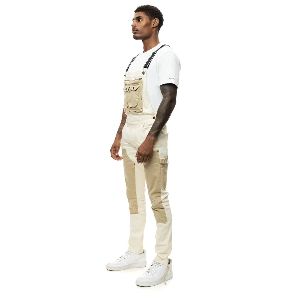 Workwear Canvas Overalls - Ecru