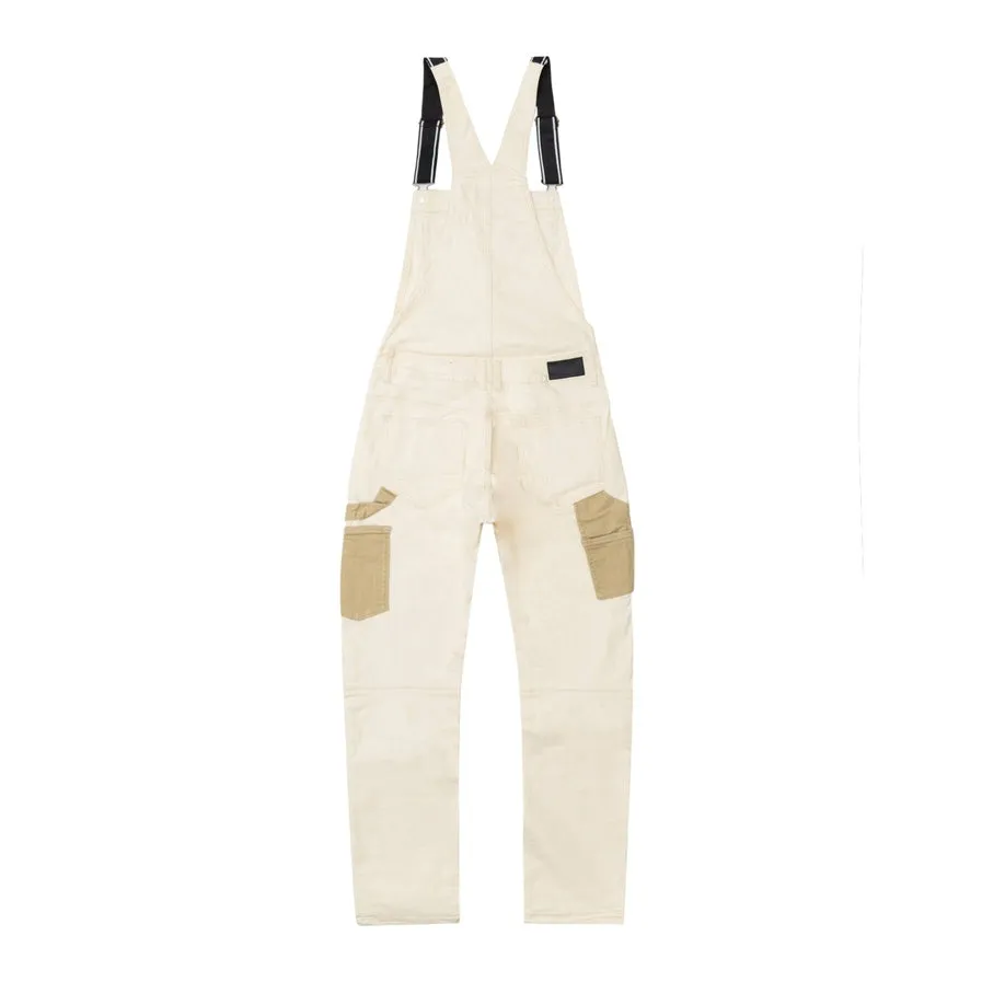 Workwear Canvas Overalls - Ecru