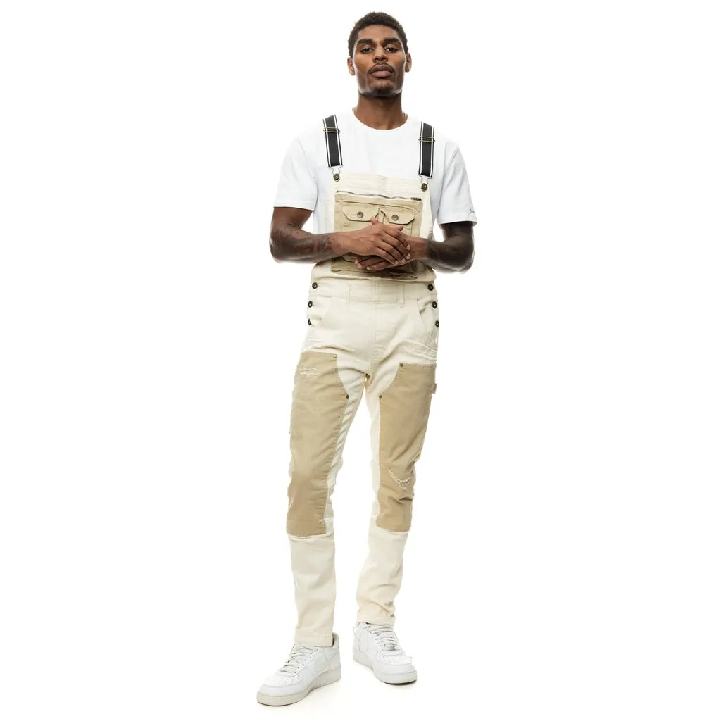 Workwear Canvas Overalls - Ecru